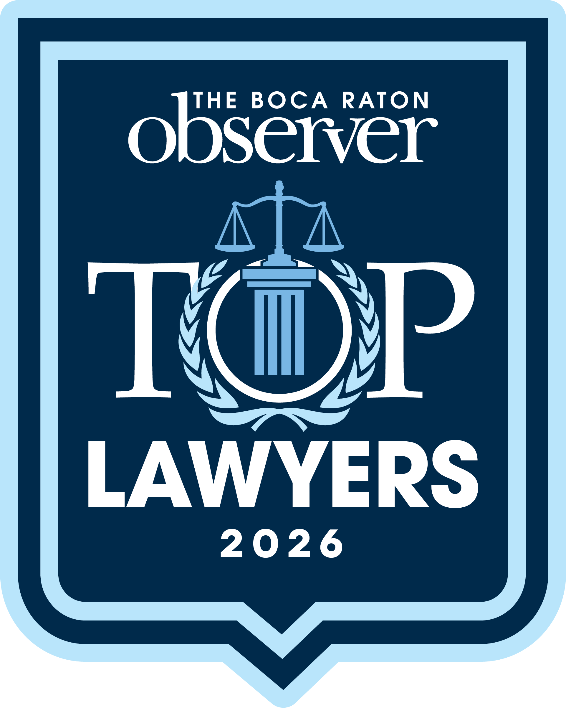 Top Lawyers 2026 – The Boca Raton Observer
